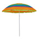 Guarda-sol de jardim Master Grill&Party, 180 cm de diâmetro, riscas multicoloridas, JKB02