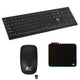 NanoRS, RS580 Combo de teclado e rato sem fios + tapete de rato