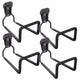 Suporte de parede Maclean Garage para pneus, ferramentas de jardim, escadas, mangueiras, bicicletas, aço, carga máxima de 35 kg, MC-441, 4 peças