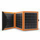 Panel solar, cargador, 15W, 1 puerto USB, negro y naranja, A04