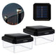 Lámpara LED solar para poste GreenBlue, 80 x 80 mm, cubierta en forma de sobre, 3200 K, GB127 WW, 2 unidades