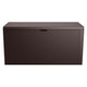 Caja de jardín Keter Emily, capacidad de 277 l, color marrón, carga máxima de 20 kg, resistente a la intemperie, con asas y ruedas, 249719