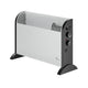 Convector eléctrico Extralink, potencia de 2000 W, ventilador integrado para la distribución del calor, regulación en 3 niveles, modo turbo, LCV-06