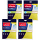 Paño Vileda Actifibre Pro para cristales y ventanas, apto para lavadora, revestimiento de PVA, sin marcas ni manchas, limpia solo con agua, 183298, 4 unidades
