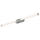 Aplique de interior Tenebra, LED 8 W, 1000 lm, 4000 K, L 60 cm, IP44, cromado, 75095