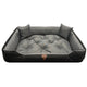 Cama para perro 75 x 65, Basic, gris, impermeable, Dogs4life