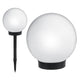 Lámpara solar para jardín forma de bola LED blanco GreenBlue GB121
