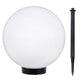Lámpara de jardín solar LED en forma de bola grande 25 x 25 x 58 cm GreenBlue GB166