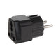 Adaptador Universal de viaje Reino Unido a Europa Enchufe Schuko EU MCE155
