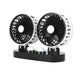 Ventilador duplo LTC 2x5 "12V com regulação