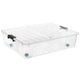 Contenedor para cama Plast Team Bedroller XL 49L transparente