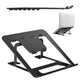 Ergo Office ER-416 B Suporte dobrável para laptop de alumínio ERGOOFFICE.EU, preto, adequado para laptops de 11 a 15 '', ER-416 B