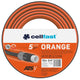 Manguera de jardín ATSV ™ de 5 capas, tejido tricot, resistente a los rayos UV, presión de rotura de 24 bar (3/4 "15 m) CELLFAST NARANJA