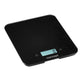 Báscula de cocina digital con reloj y temporizador 15 kg Concept negro VK5712