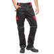 Calça de trabalho tamanho 50 (90-94) HELIOS PRETO / VERMELHO