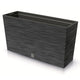 Prosperplast Furu Case Medio Jardinera con Maceta Macetero con Tiesto para Plantas Interior y Exterior Plástico Resistente Rectangular 77x23,5x40,6cm (Antracita)
