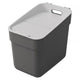 Curver Papelera para reciclar, Cubo de basura de 20 litros, Color gris oscuro