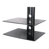 Estante de vidrio doble para la consola sintonizador de DVD Art D-50N