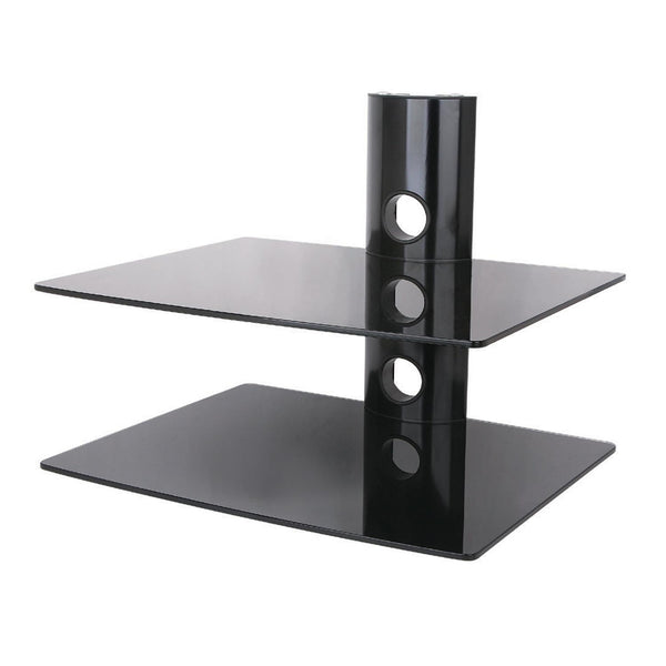 Estante de vidrio doble para la consola sintonizador de DVD Art D-50N