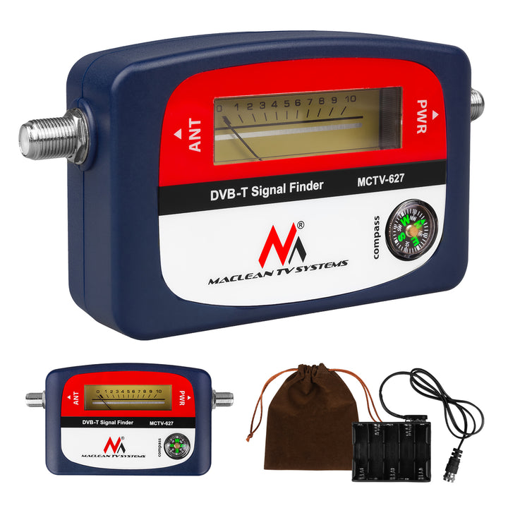 Localizador de señal terrestre DVB-T (VHF, UHF, TV, TNT) Maclean MCTV-627