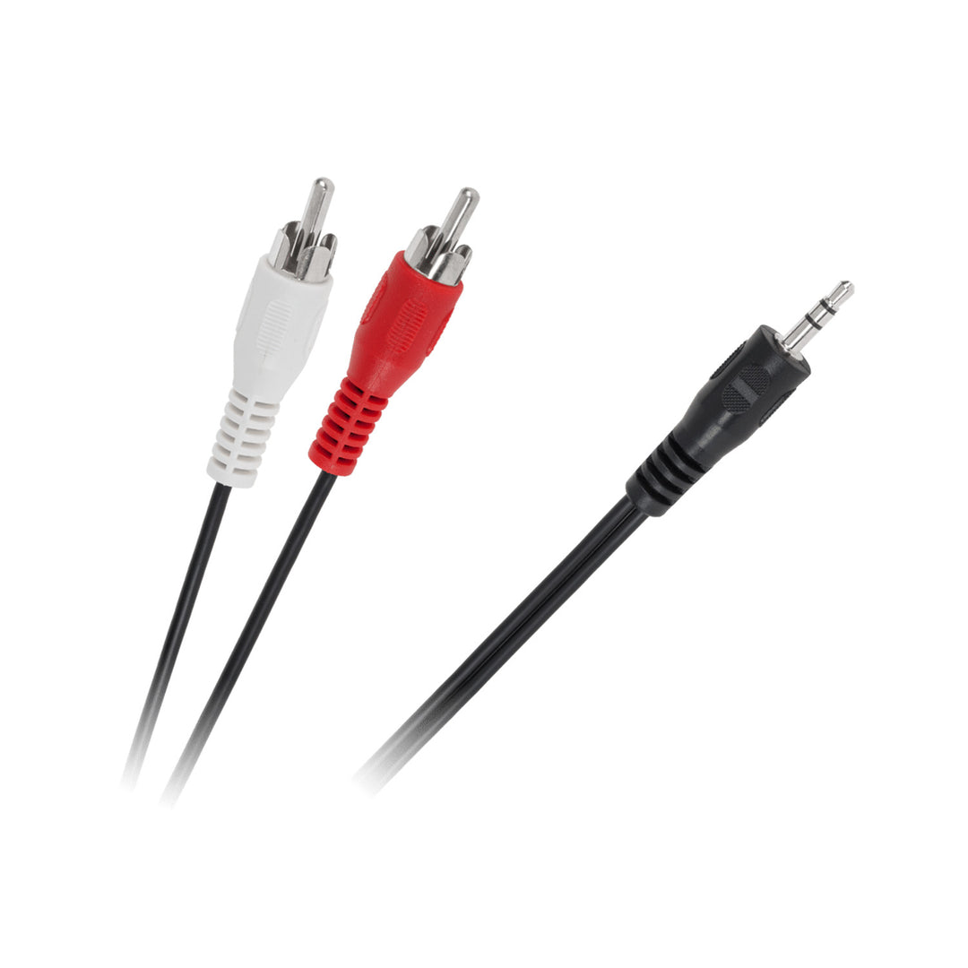 Cabo minijack 3,5 mm para 2x RCA 1,5 m KPO2747-1.5