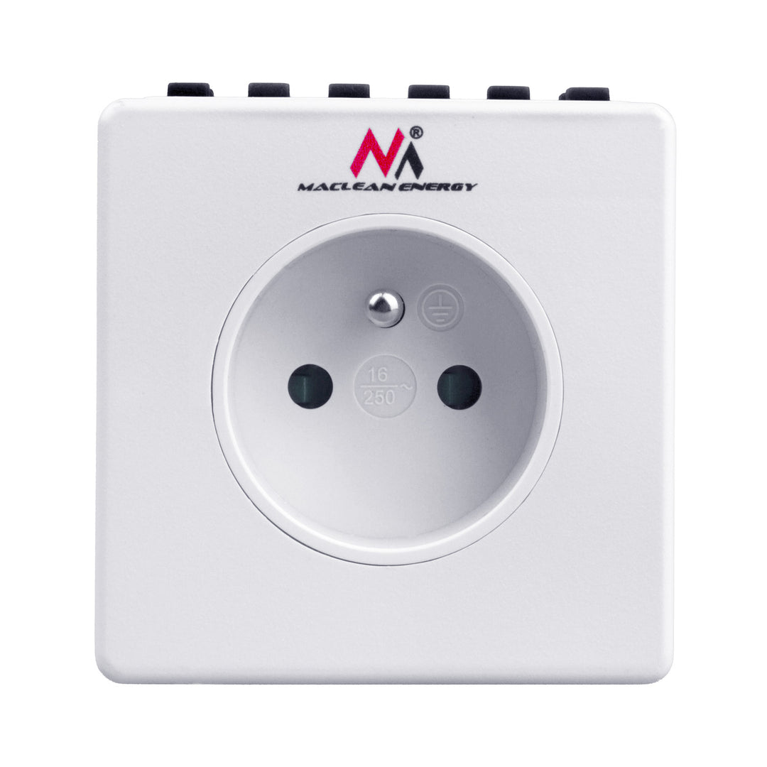 Temporizador digital programável Schuko 3600W máx. 156 programas Maclean Energy MCE30