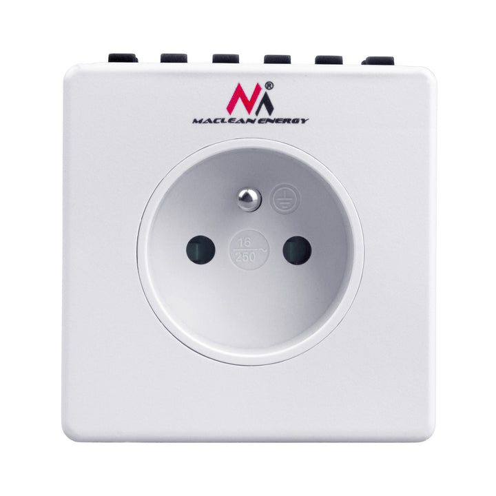 Temporizador digital programável Schuko 3600W máx. 156 programas Maclean Energy MCE30