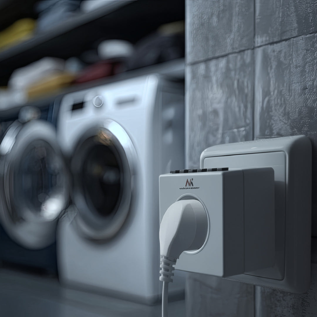Temporizador digital programável Schuko 3600W máx. 156 programas Maclean Energy MCE30