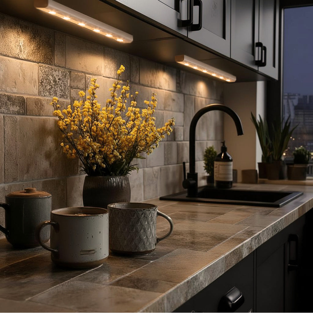 Faixa de LED para iluminação de gabinete com detector de movimento, para armário de cozinha Maclean Energy MCE123 - Faixa de LED