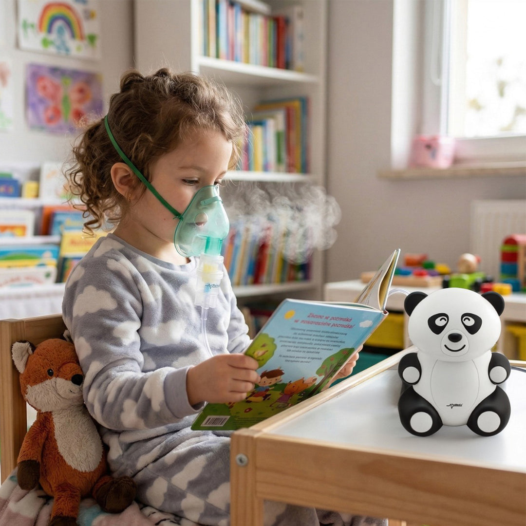 Nebulizador ProMedix PR-812 para crianças - Panda risonho
