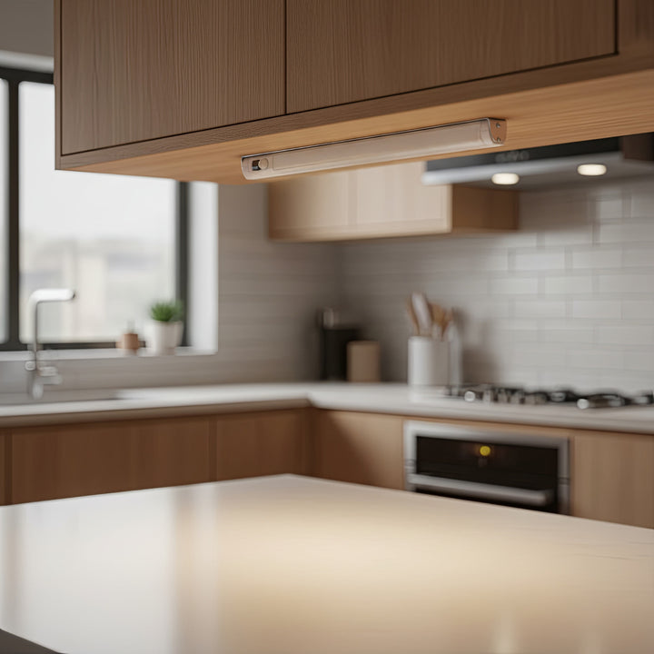 Lâmpada fluorescente de cozinha para armário de cozinha 9 LED SWD com detector de movimento PIR de 120 graus rotação de 360 ​​° Maclean MCE166