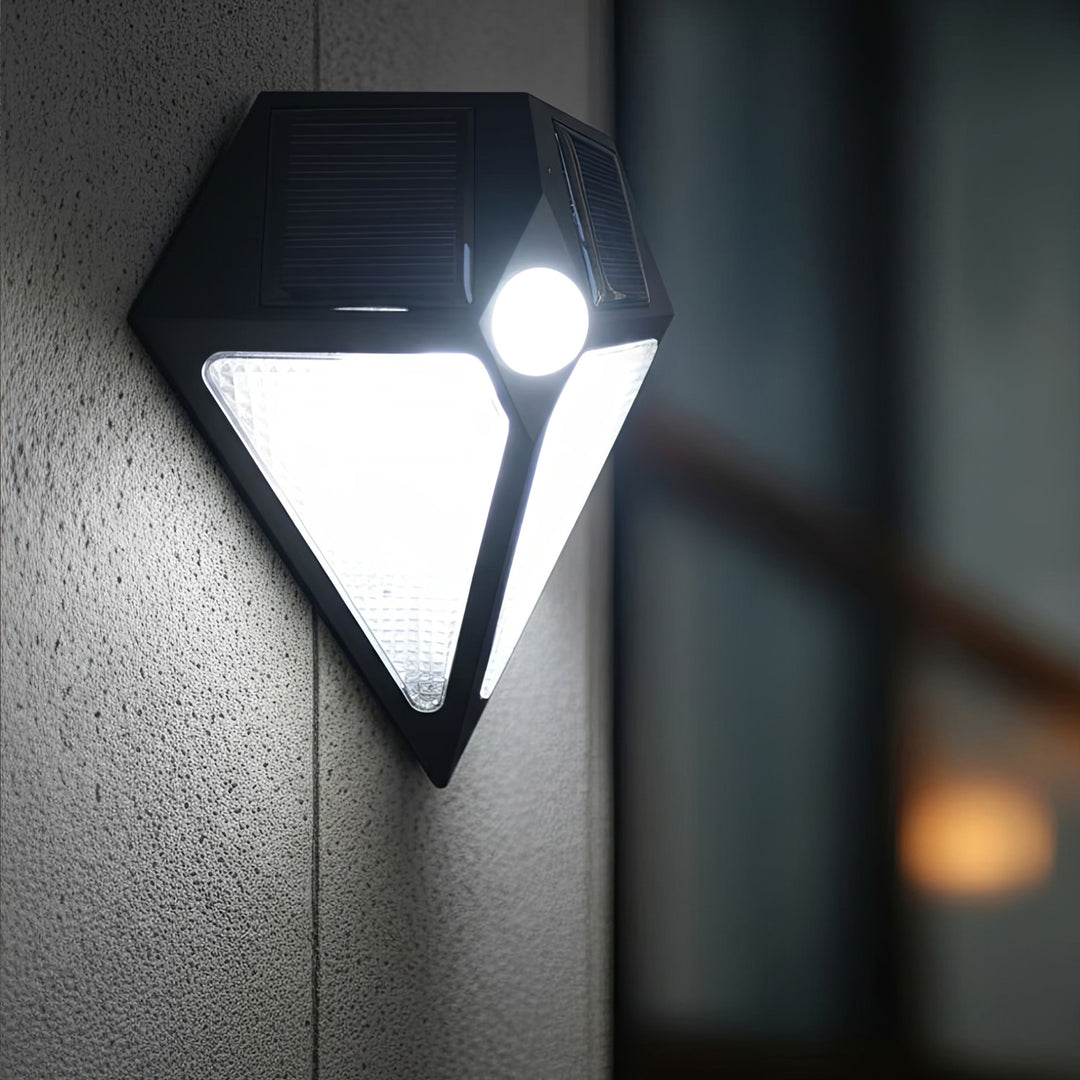 Lâmpada solar com sensor de movimento 6 LED Maclean Energy MCE168