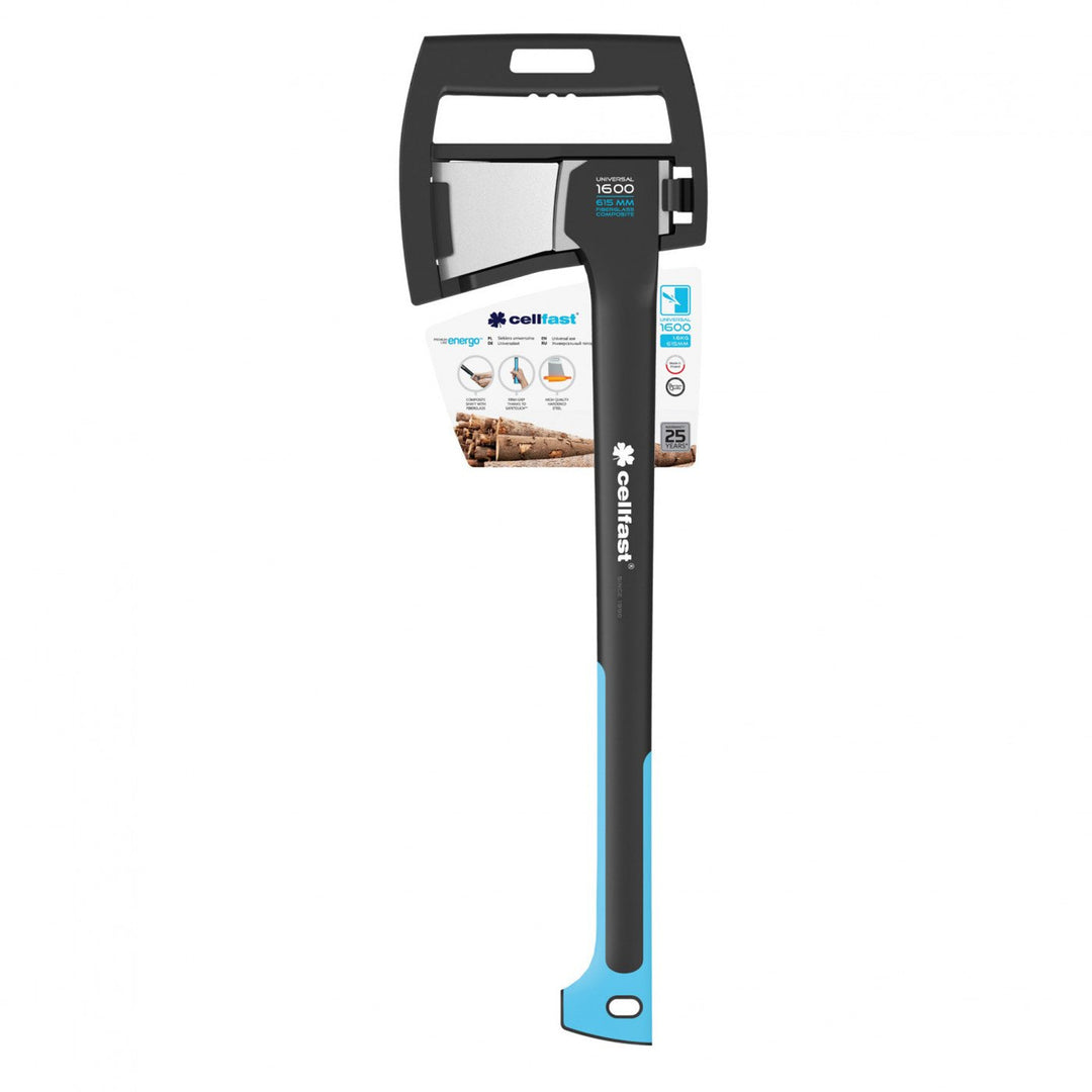 Machado de carpinteiro multifuncional Cellfast, aço temperado, comprimento 615 mm, U1600 ENERGO