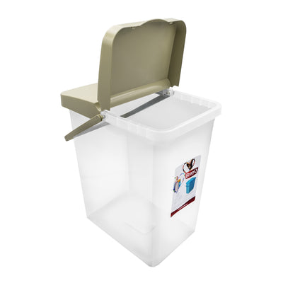 Recipiente transparente para pienso en polvo, 10 l, BranQ 1311