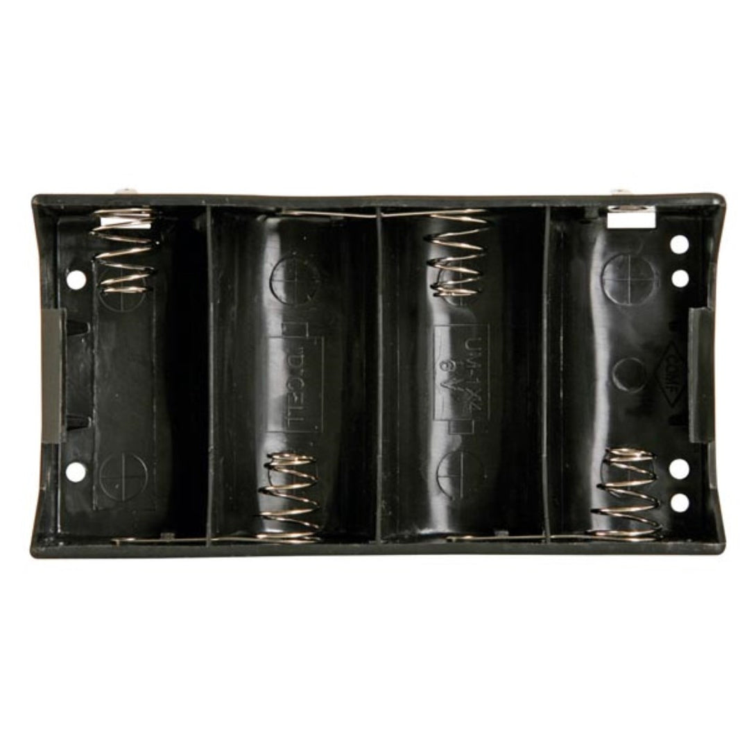 Cesto de bateria plano Velleman BH443D 4xR20 D para soldadura