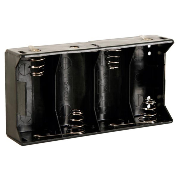Cesto de bateria plano Velleman BH443D 4xR20 D para soldadura