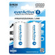 2x R20 D 10000mAh Recargable everActive Professional