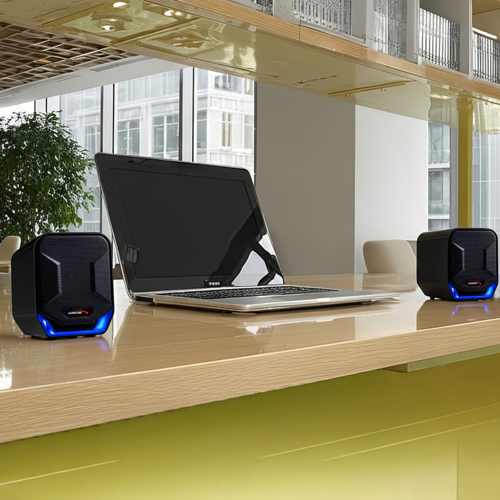 Altavoces estéreo de alta calidad para computadoras portátiles y de escritorio Audiocore AC865