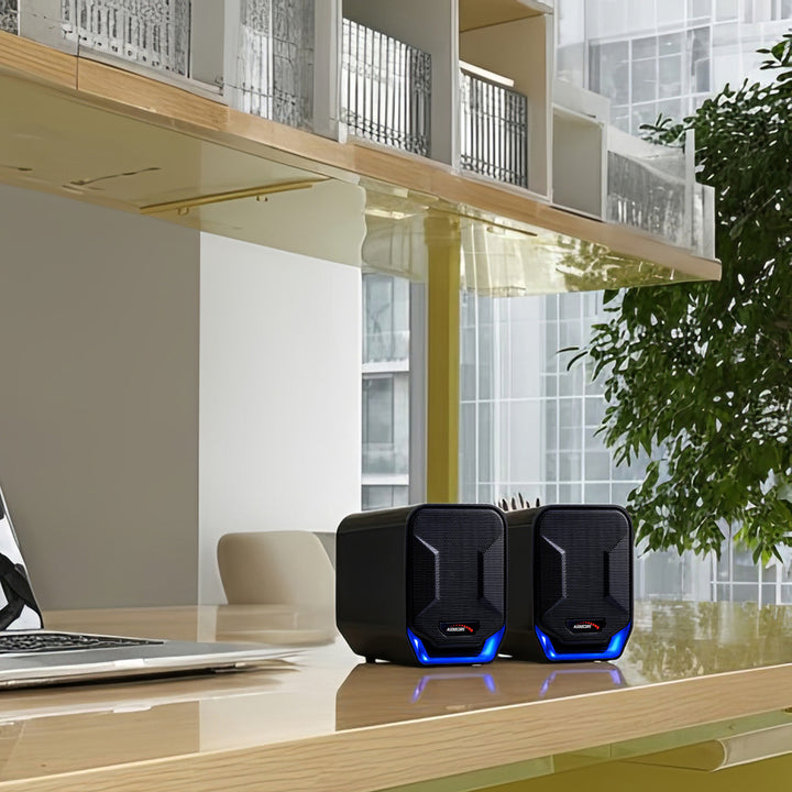 Altavoces estéreo de alta calidad para computadoras portátiles y de escritorio Audiocore AC865