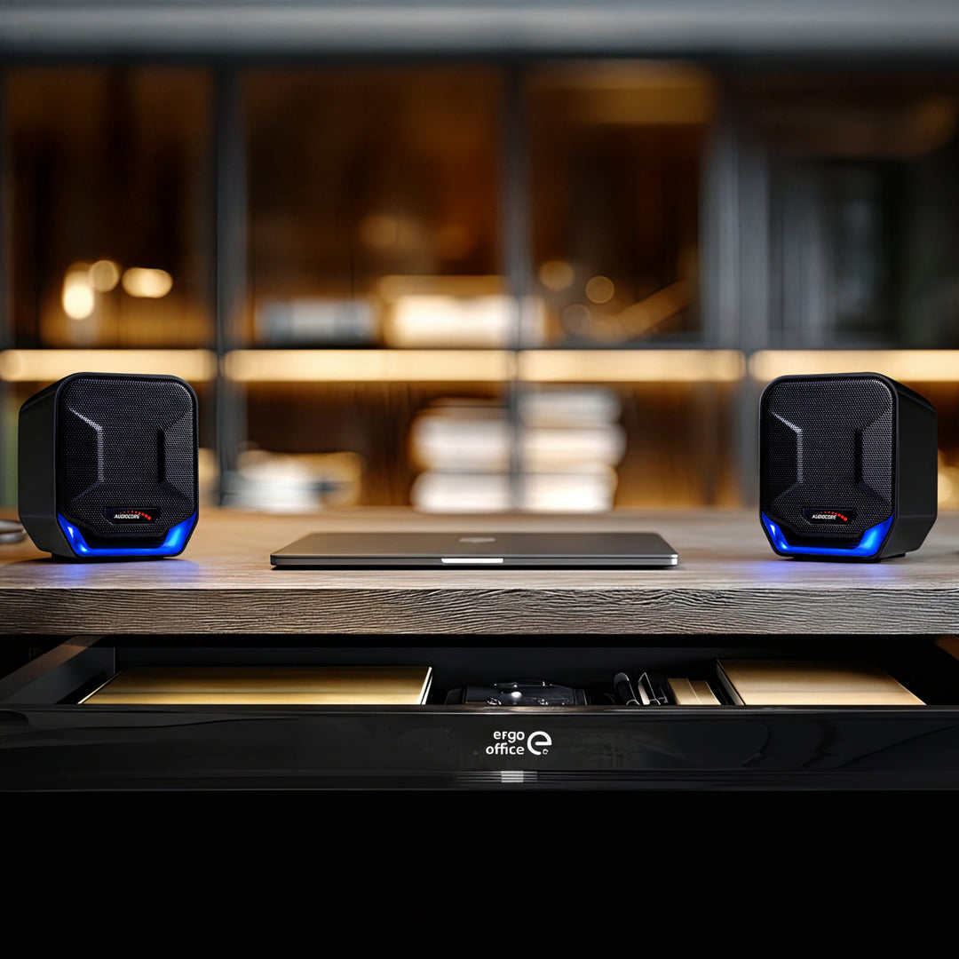 Altavoces estéreo de alta calidad para computadoras portátiles y de escritorio Audiocore AC865
