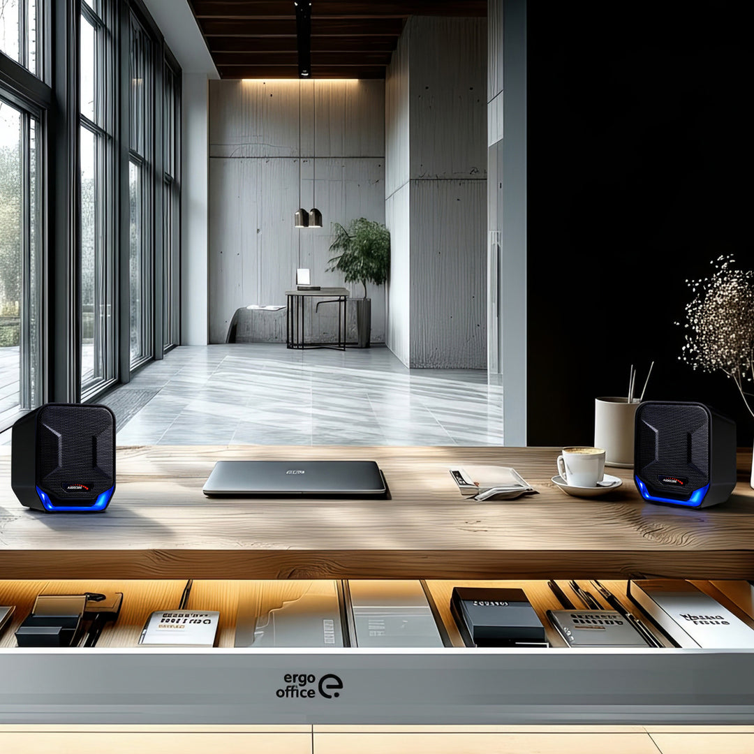 Altavoces estéreo de alta calidad para computadoras portátiles y de escritorio Audiocore AC865