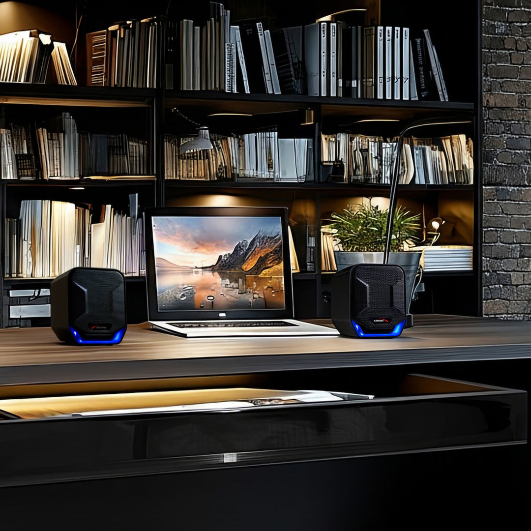 Altavoces estéreo de alta calidad para computadoras portátiles y de escritorio Audiocore AC865