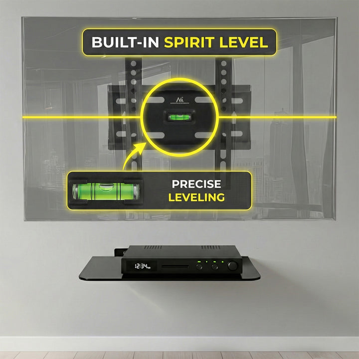 Suporte TV Maclean MC-777 13" - 50" Preto 35 kg VESA 200x200