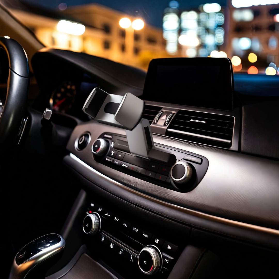 Suporte universal para telemóvel com fácil instalação na ranhura para CD em quase todos os automóveis