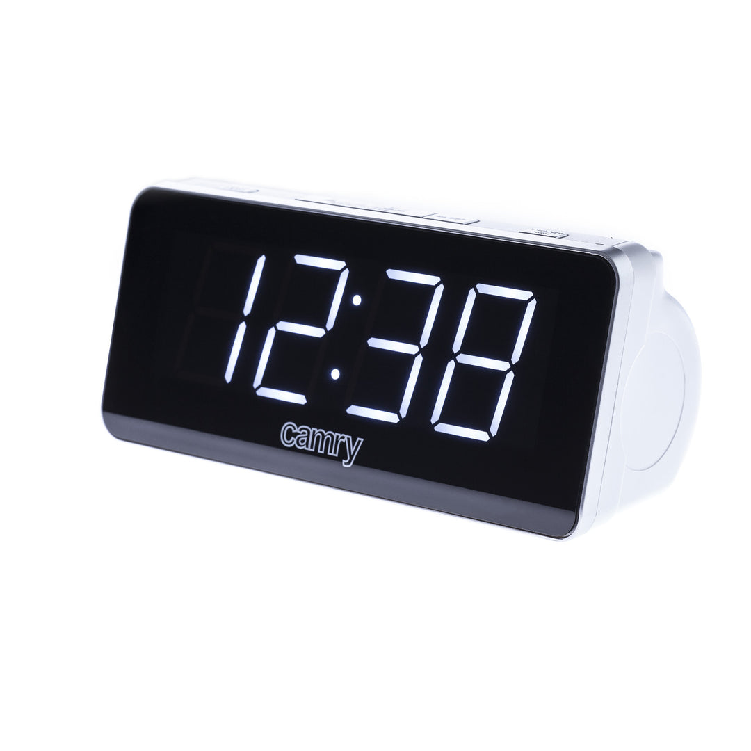 Camry CR 1156 radio reloj despertador AM y FM frecuencia pantalla LED