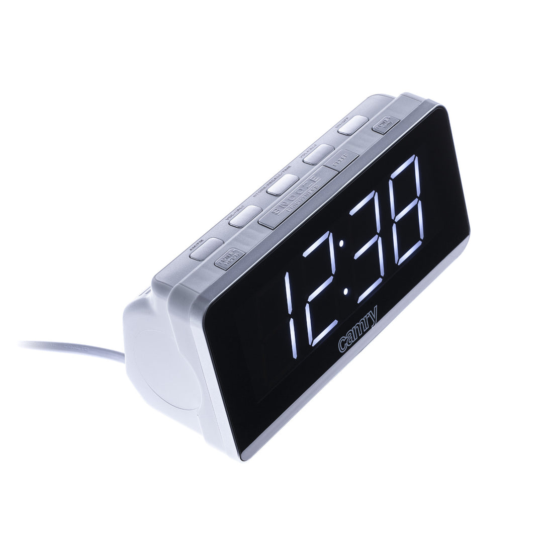 Camry CR 1156 radio reloj despertador AM y FM frecuencia pantalla LED