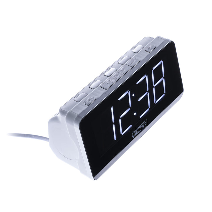 Camry CR 1156 radio reloj despertador AM y FM frecuencia pantalla LED
