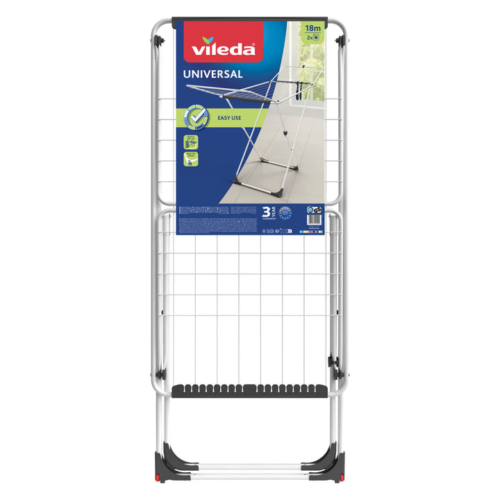 Vileda Universal rueda plegable secadora de ropa 18m