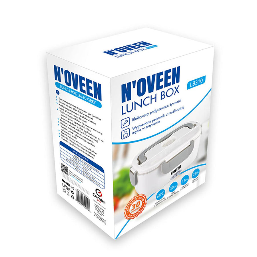 Calentador eléctrico de comida para fiambrera Noveen LB310, gris