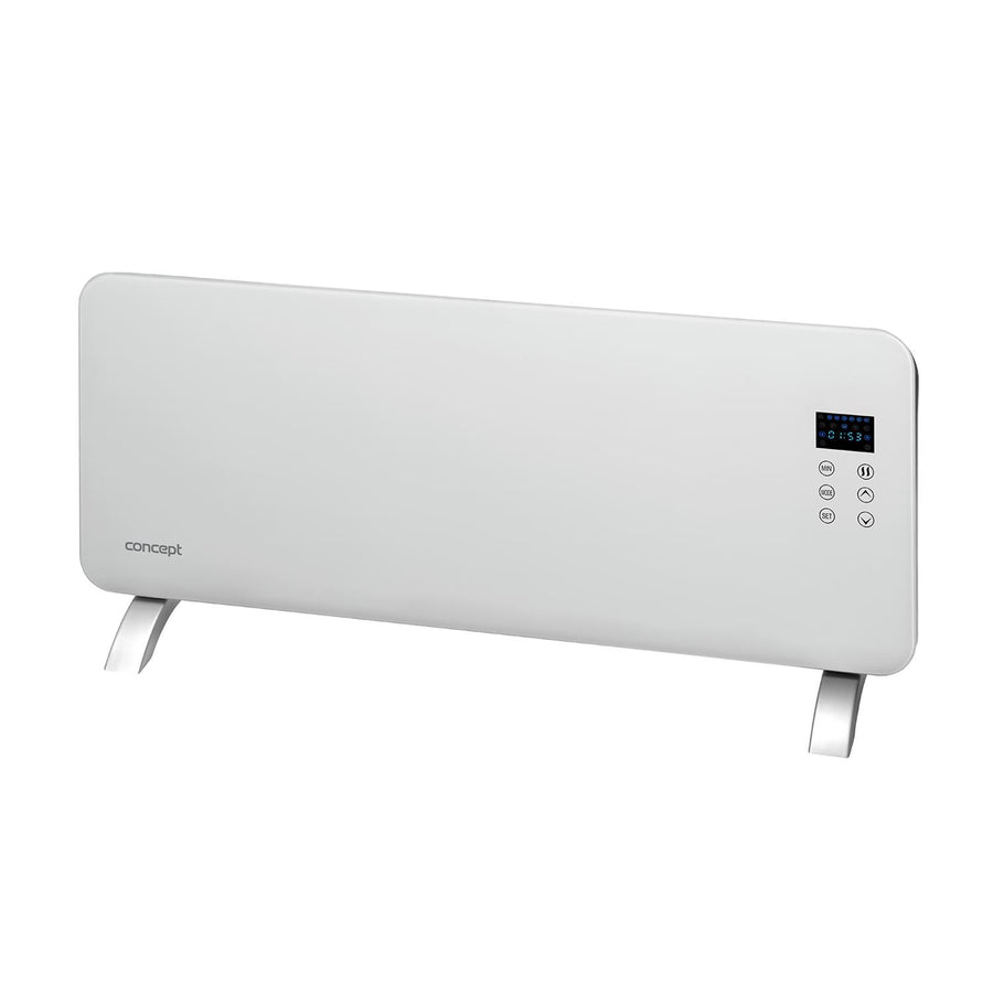 Convector eléctrico de vidrio templado Concept KS4000 blanco.